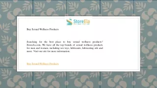 Buy Sexual Wellness Products   Storeela.com