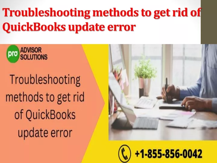 troubleshooting methods to get rid of quickbooks update error