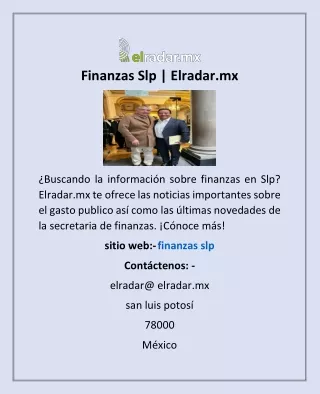 Finanzas Slp | Elradar.mx