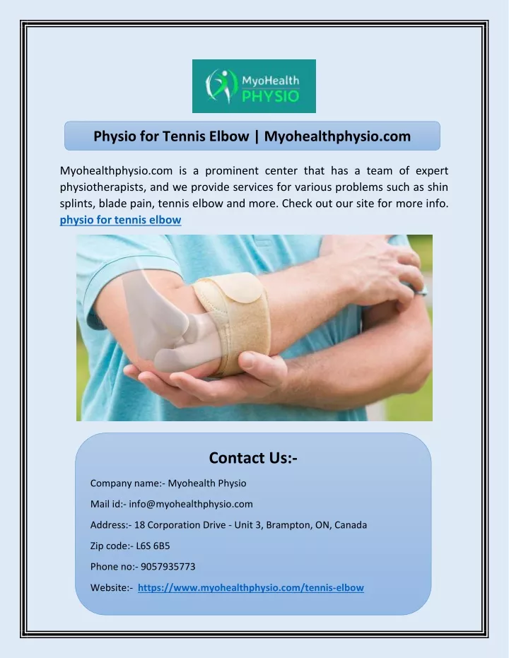 physio for tennis elbow myohealthphysio com