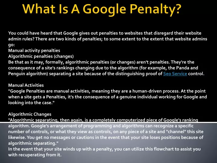 what is a google penalty