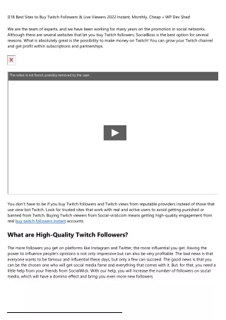 18 best sites to buy twitch followers live