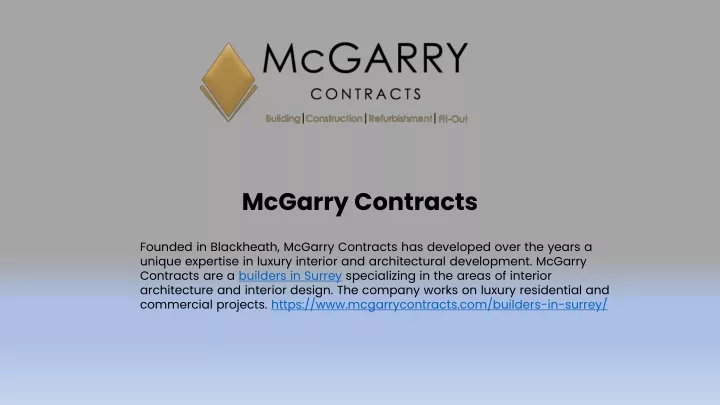 mcgarry contracts