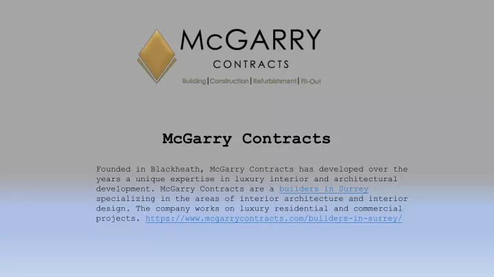 mcgarry contracts