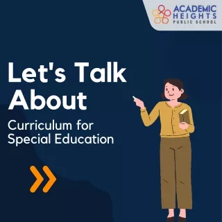 Curriculum for Special Education