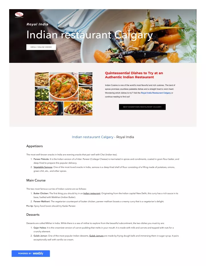 royal india indian restaurant calgary