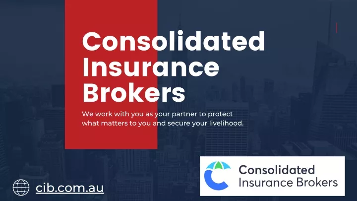 consolidated insurance brokers we work with