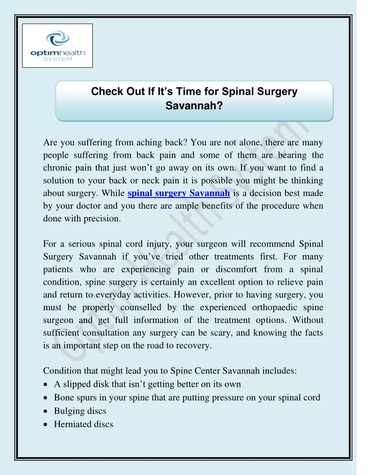 check o ut if it s time for spinal surgery