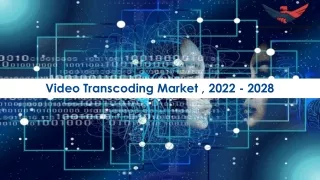 video transcoding market t 2022 2028