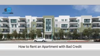 Apartment Rentals For Bad Credit