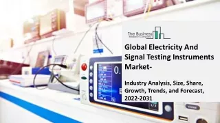 global electricity and signal testing instruments