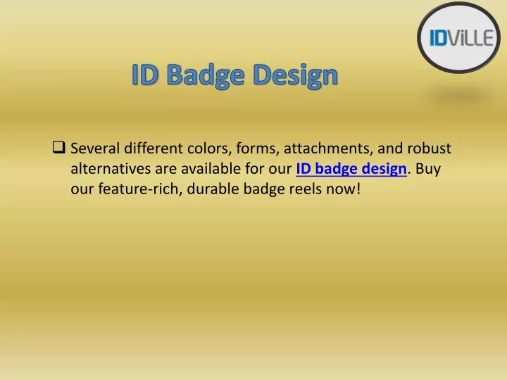 id badge design