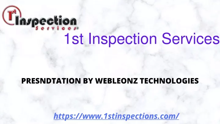 1st inspection services