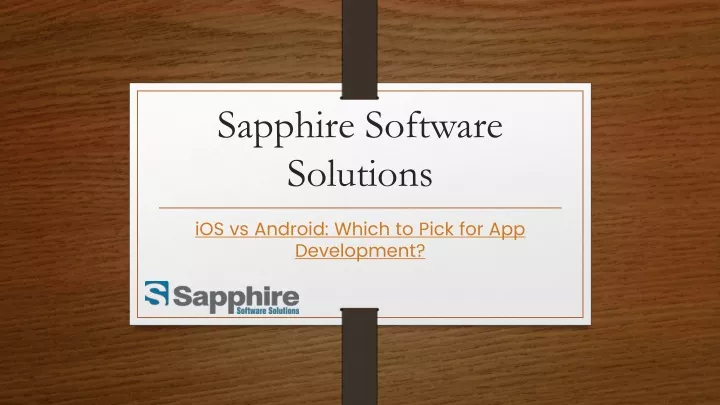 sapphire software solutions