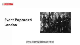 Event Paparazzi London
