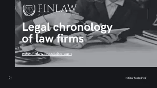 Legal chronology of law firms