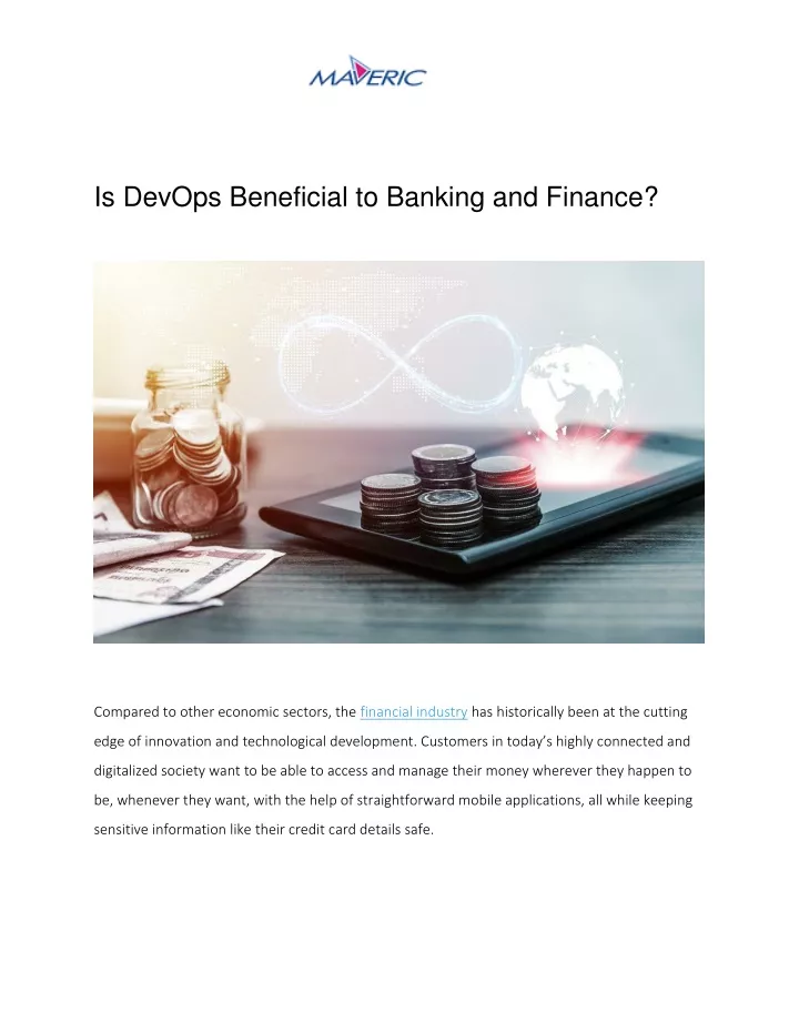 is devops beneficial to banking and finance