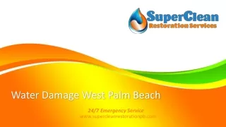 Water Damage West Palm Beach