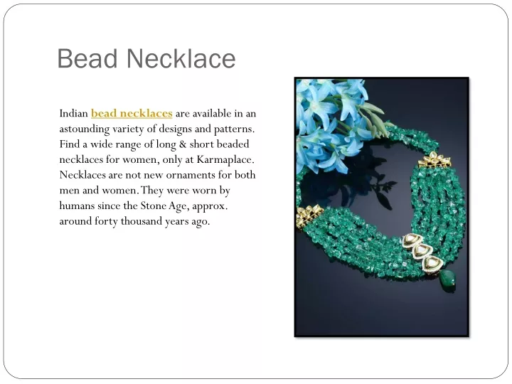 bead necklace