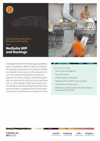 gain greater control over resources and costing