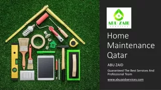 Home Maintenance Qatar_
