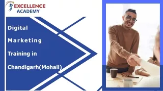 Digital Marketing Training in Chandigarh(Mohali)