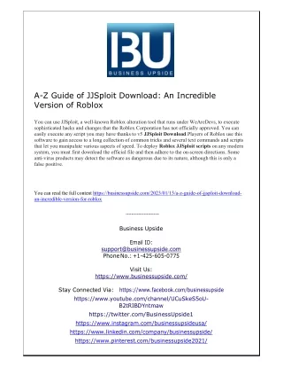a z guide of jjsploit download an incredible