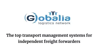The top transport management systems for independent freight forwarders.