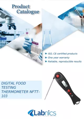 digital food testing thermometer nftt 103