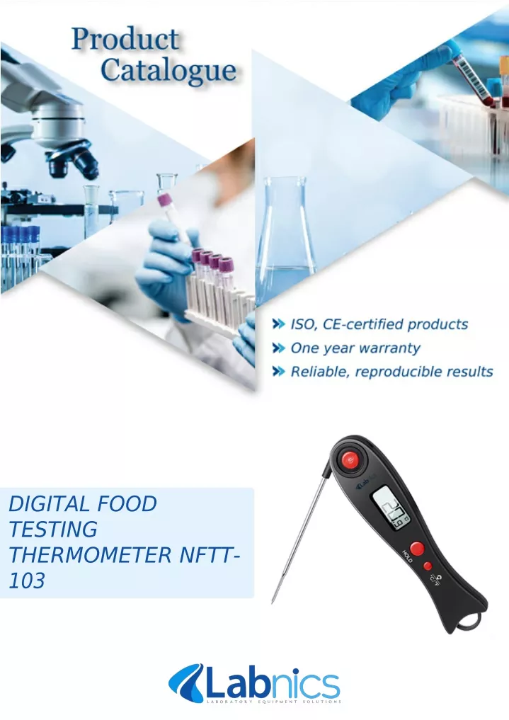 digital food testing thermometer nftt 103
