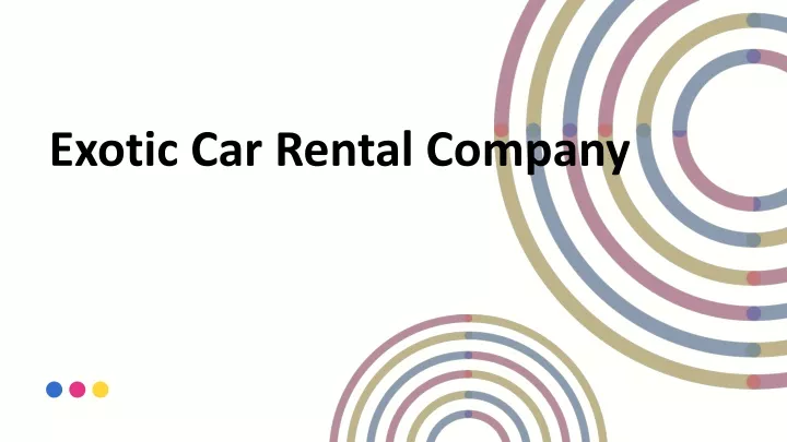 exotic car rental company