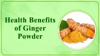 What To See When Buying Ginger