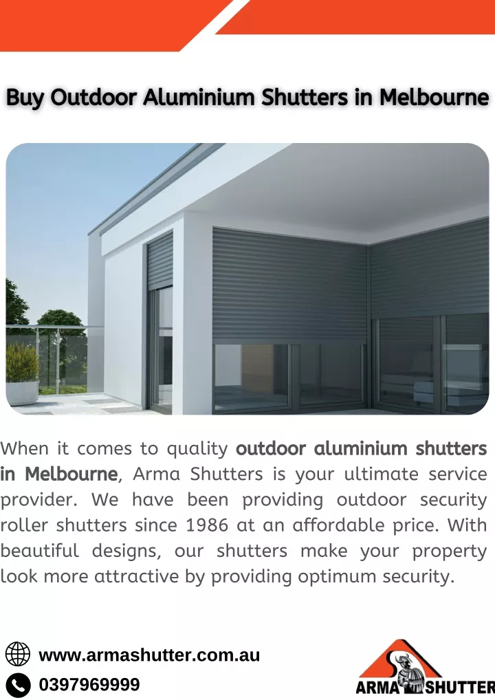 when it comes to quality outdoor aluminium