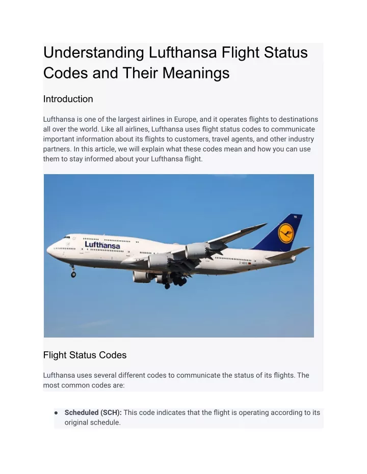 ppt-understanding-lufthansa-flight-status-codes-and-their-meanings