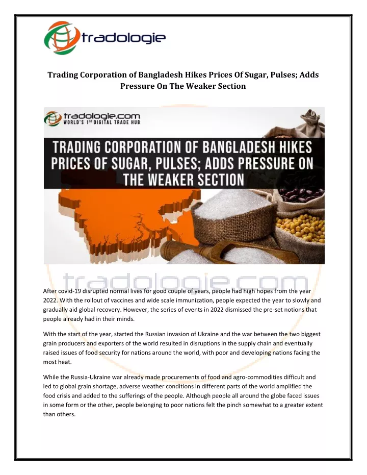 trading corporation of bangladesh hikes prices