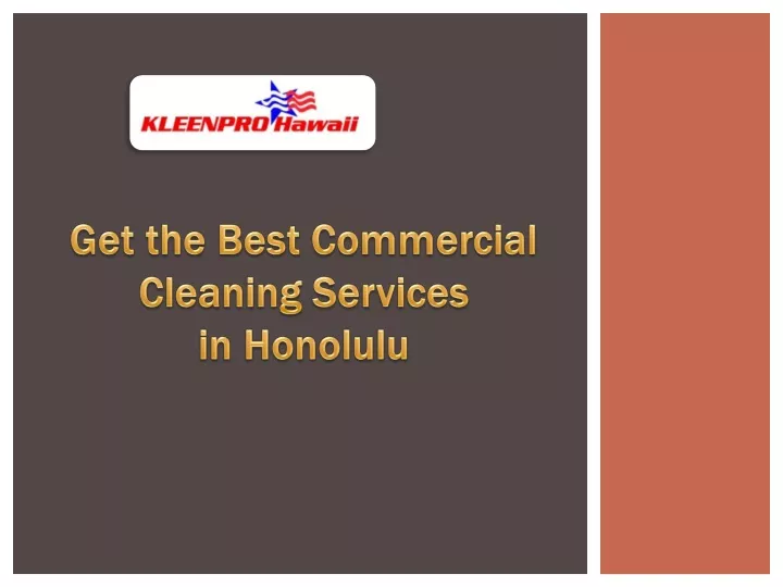 get the best commercial cleaning services