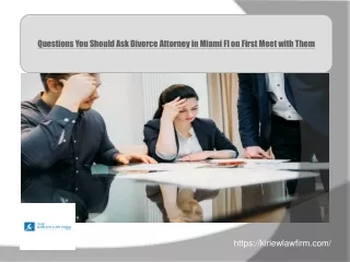 questions you should ask divorce attorney