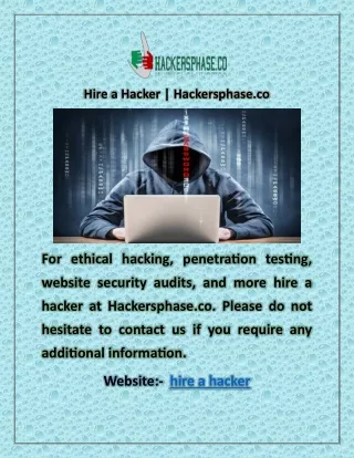 Hire a Hacker | Hackersphase.co