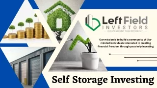 Self Storage Investing