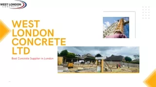 Concrete Supplier in London | WEST LONDON CONCRETE LTD