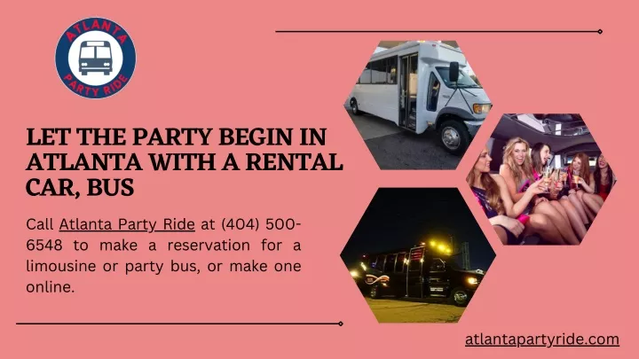 let the party begin in atlanta with a rental