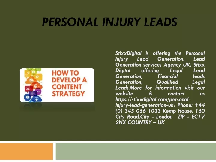 personal injury leads