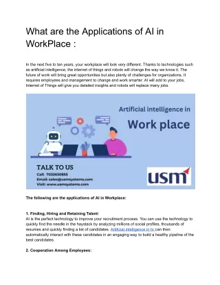 blog of AI in workplace - Google Docs