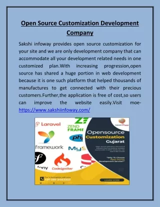 open source customization development company