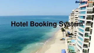hotel booking system