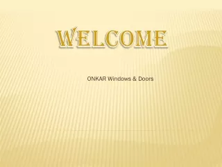 onkar windows doors
