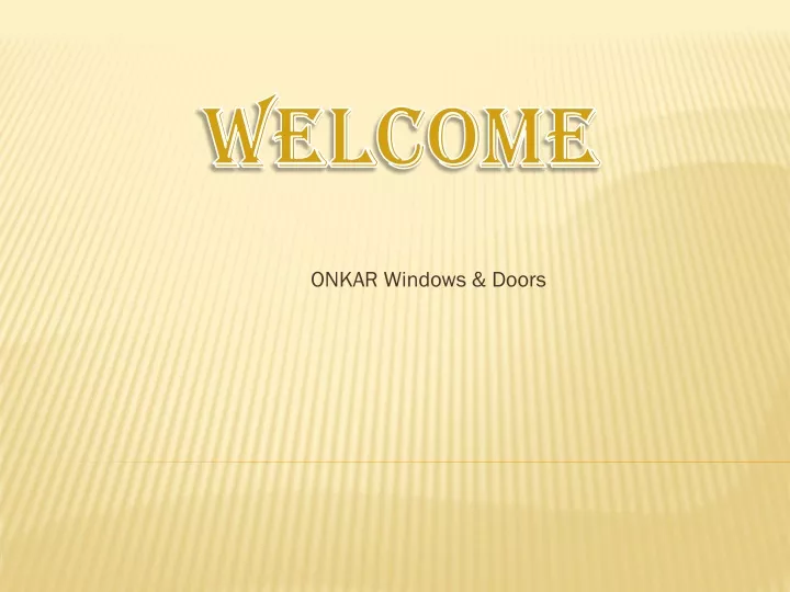 onkar windows doors