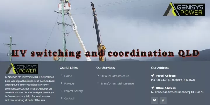 hv switching and coordination qld