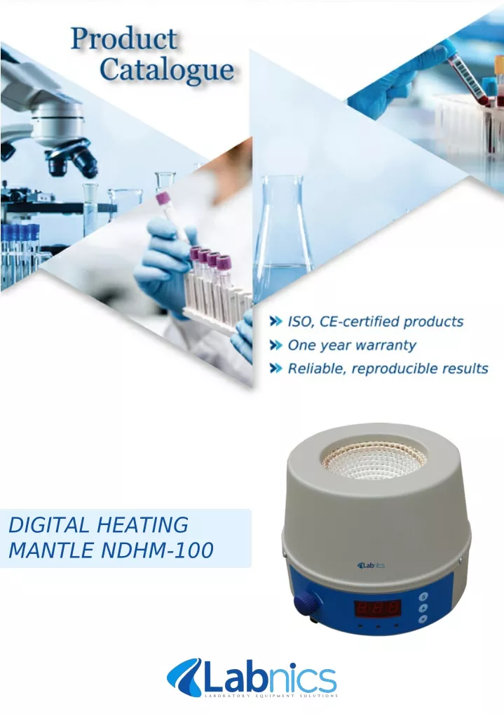 digital heating mantle ndhm 100