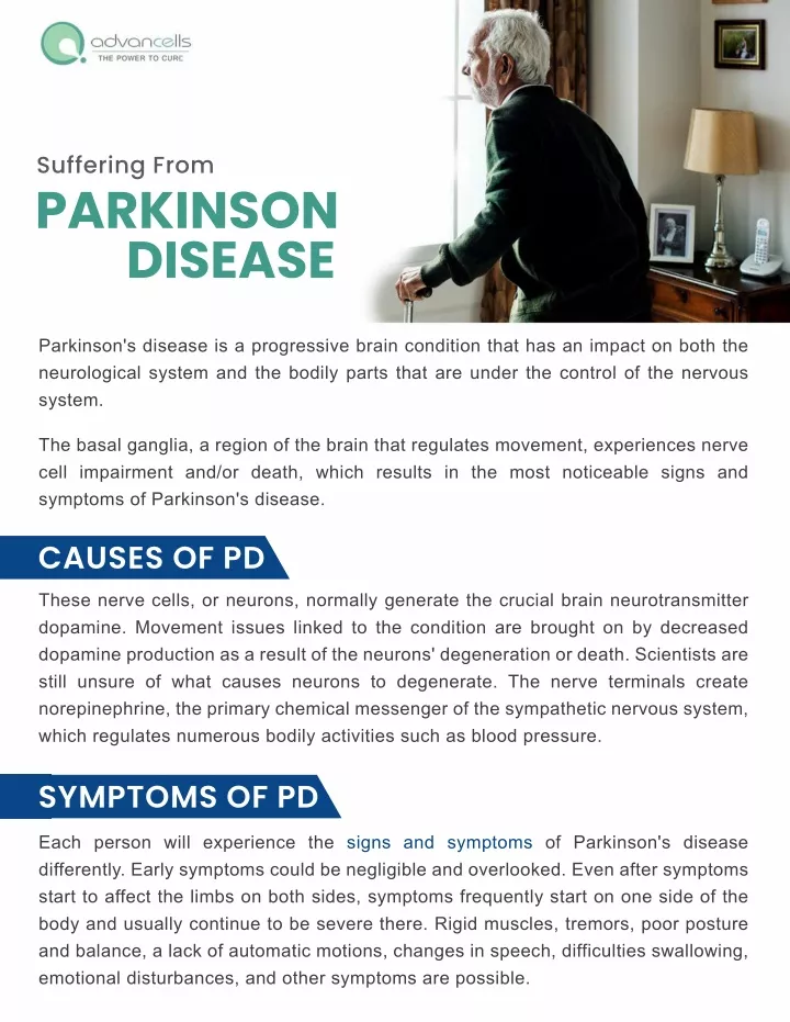 suffering from parkinson